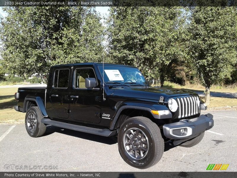 Black / Black/Dark Saddle 2020 Jeep Gladiator Overland 4x4