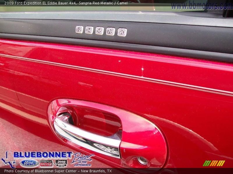 Sangria Red Metallic / Camel 2009 Ford Expedition EL Eddie Bauer 4x4
