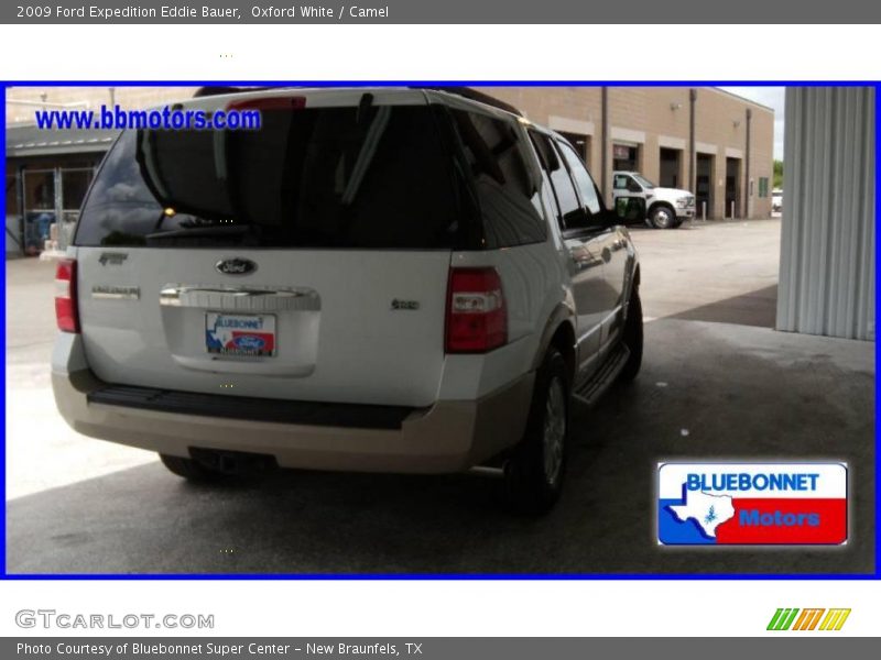 Oxford White / Camel 2009 Ford Expedition Eddie Bauer