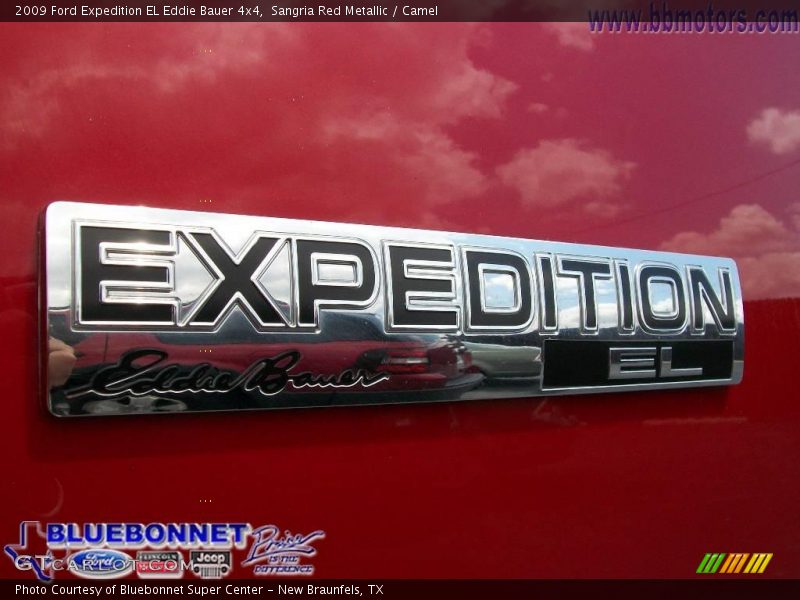Sangria Red Metallic / Camel 2009 Ford Expedition EL Eddie Bauer 4x4