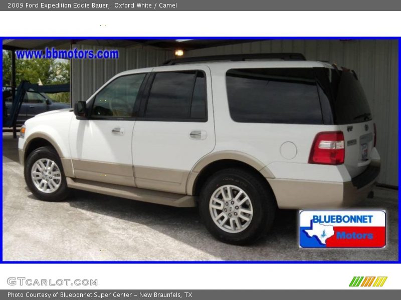 Oxford White / Camel 2009 Ford Expedition Eddie Bauer