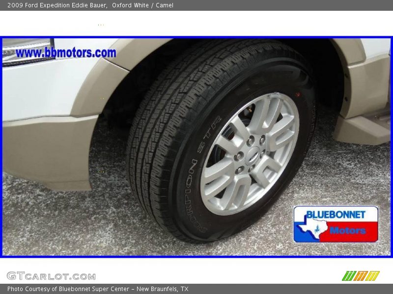 Oxford White / Camel 2009 Ford Expedition Eddie Bauer