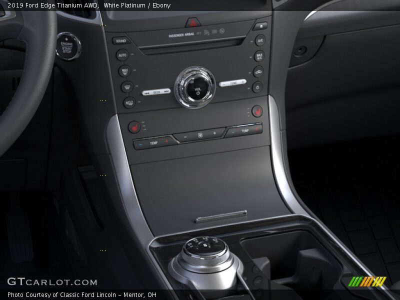 White Platinum / Ebony 2019 Ford Edge Titanium AWD