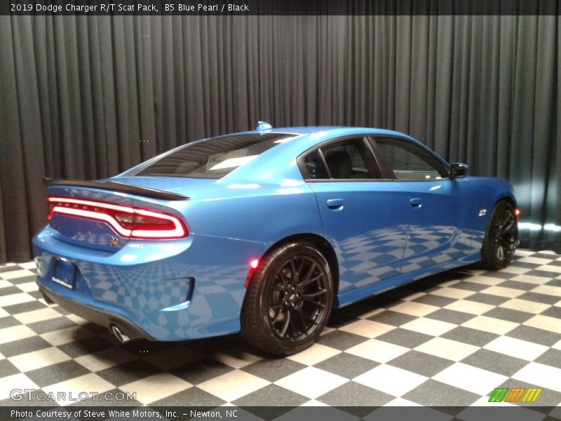 B5 Blue Pearl / Black 2019 Dodge Charger R/T Scat Pack