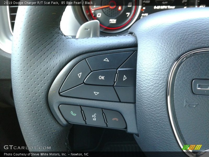 B5 Blue Pearl / Black 2019 Dodge Charger R/T Scat Pack
