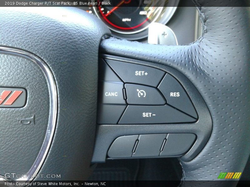 B5 Blue Pearl / Black 2019 Dodge Charger R/T Scat Pack