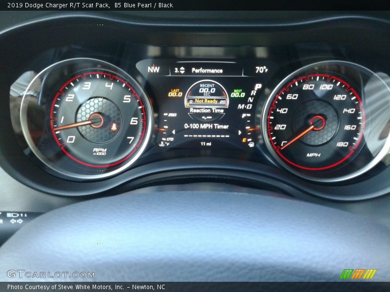 B5 Blue Pearl / Black 2019 Dodge Charger R/T Scat Pack