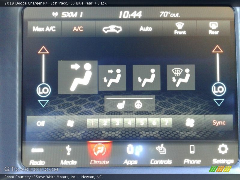 B5 Blue Pearl / Black 2019 Dodge Charger R/T Scat Pack