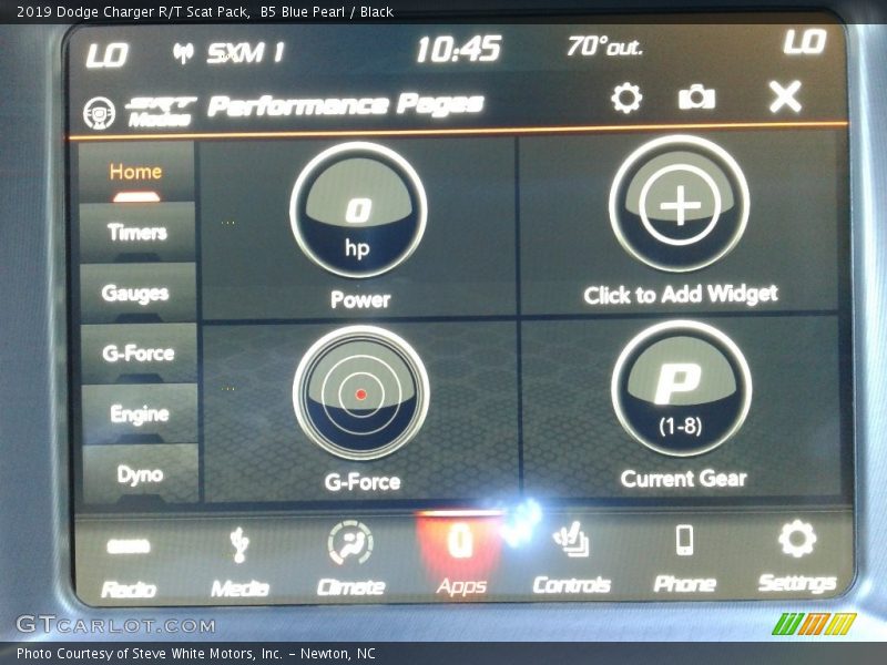 B5 Blue Pearl / Black 2019 Dodge Charger R/T Scat Pack