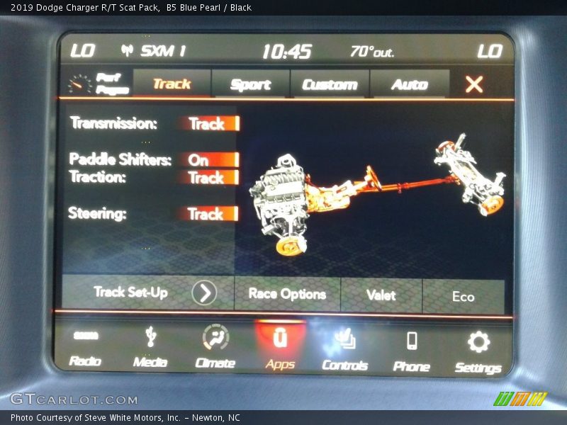 B5 Blue Pearl / Black 2019 Dodge Charger R/T Scat Pack