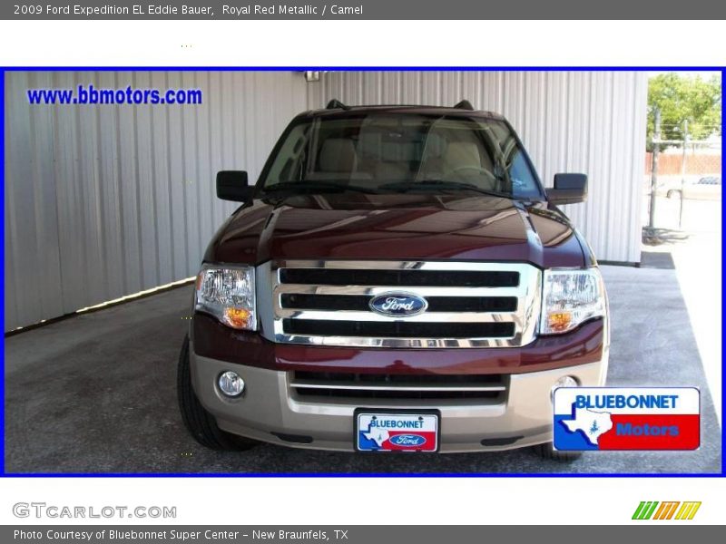 Royal Red Metallic / Camel 2009 Ford Expedition EL Eddie Bauer