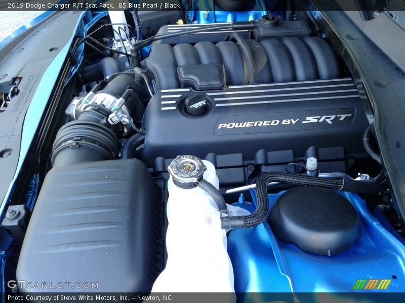 B5 Blue Pearl / Black 2019 Dodge Charger R/T Scat Pack
