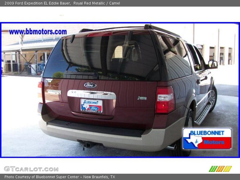 Royal Red Metallic / Camel 2009 Ford Expedition EL Eddie Bauer