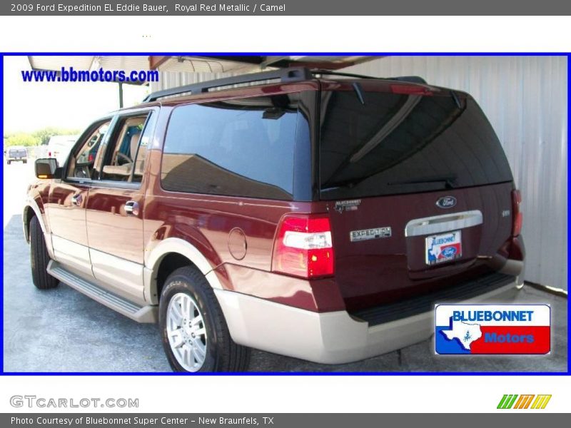 Royal Red Metallic / Camel 2009 Ford Expedition EL Eddie Bauer