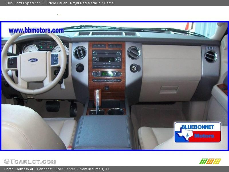 Royal Red Metallic / Camel 2009 Ford Expedition EL Eddie Bauer