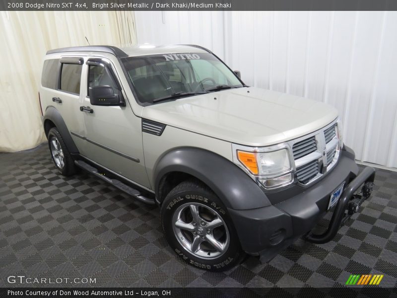 Bright Silver Metallic / Dark Khaki/Medium Khaki 2008 Dodge Nitro SXT 4x4
