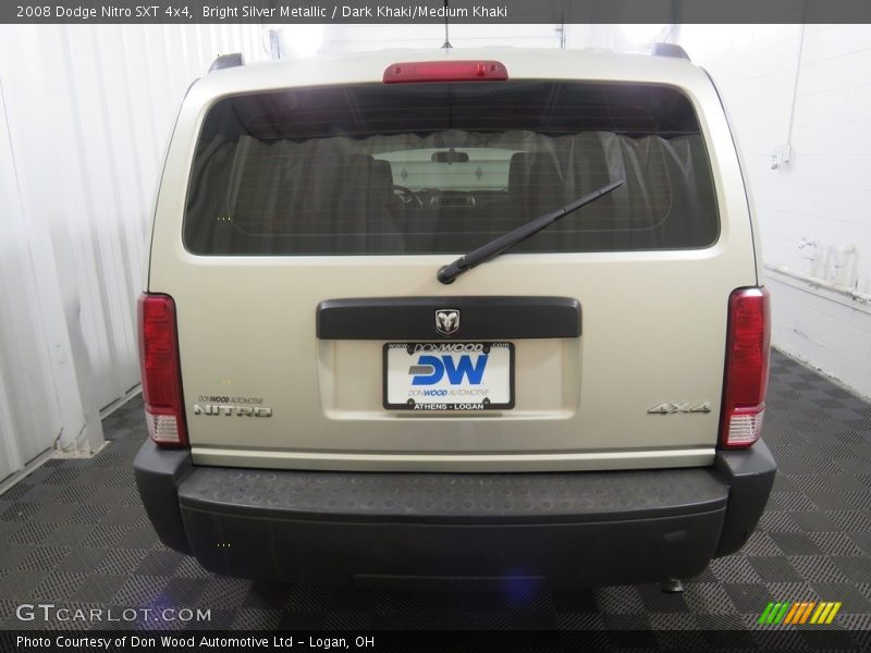 Bright Silver Metallic / Dark Khaki/Medium Khaki 2008 Dodge Nitro SXT 4x4