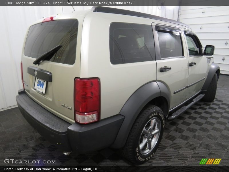 Bright Silver Metallic / Dark Khaki/Medium Khaki 2008 Dodge Nitro SXT 4x4