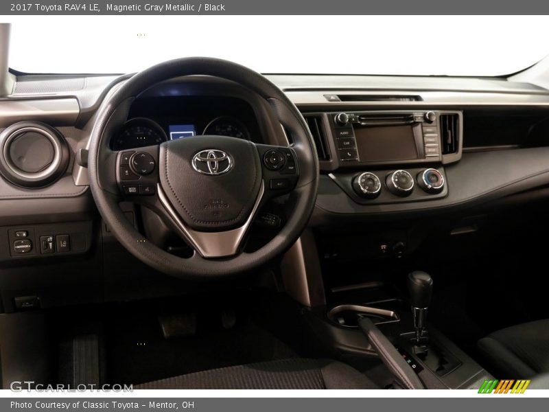 Magnetic Gray Metallic / Black 2017 Toyota RAV4 LE
