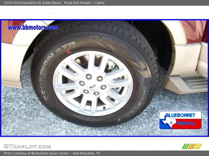 Royal Red Metallic / Camel 2009 Ford Expedition EL Eddie Bauer