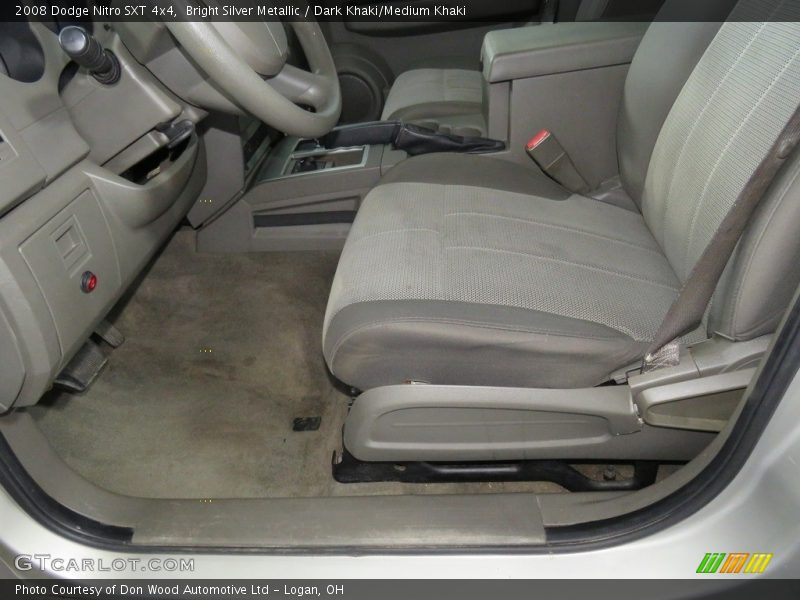 Bright Silver Metallic / Dark Khaki/Medium Khaki 2008 Dodge Nitro SXT 4x4