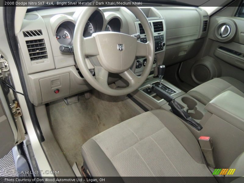 Bright Silver Metallic / Dark Khaki/Medium Khaki 2008 Dodge Nitro SXT 4x4