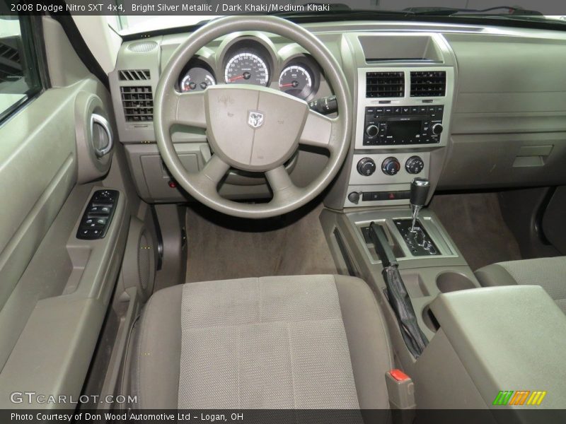 Bright Silver Metallic / Dark Khaki/Medium Khaki 2008 Dodge Nitro SXT 4x4
