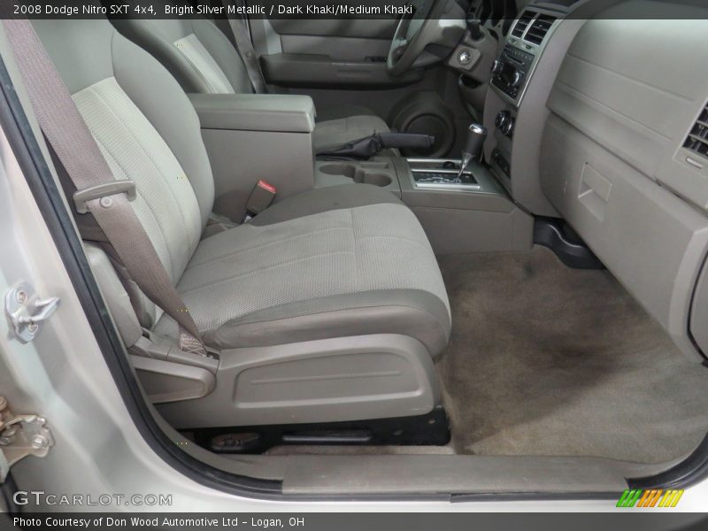 Bright Silver Metallic / Dark Khaki/Medium Khaki 2008 Dodge Nitro SXT 4x4