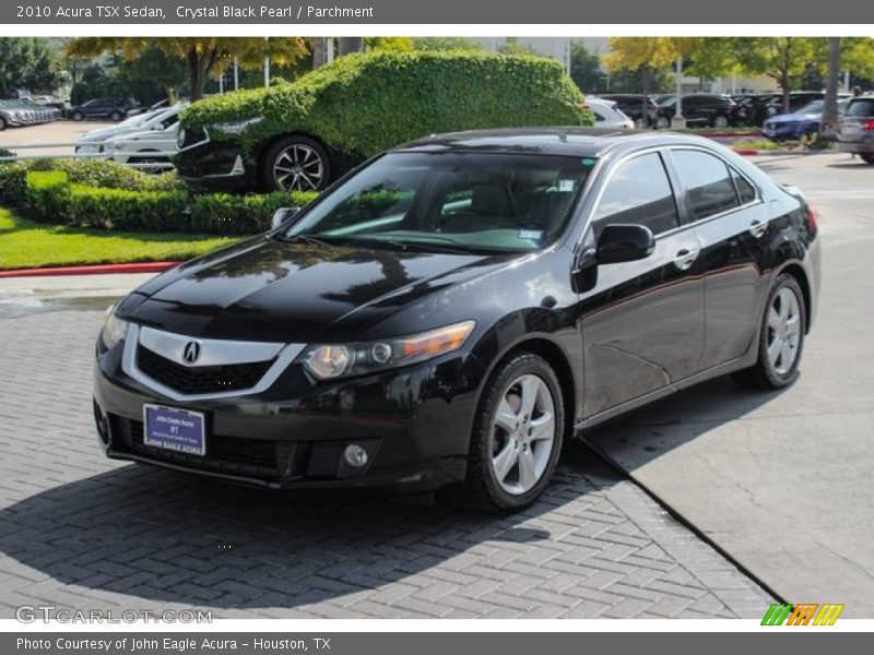 Crystal Black Pearl / Parchment 2010 Acura TSX Sedan