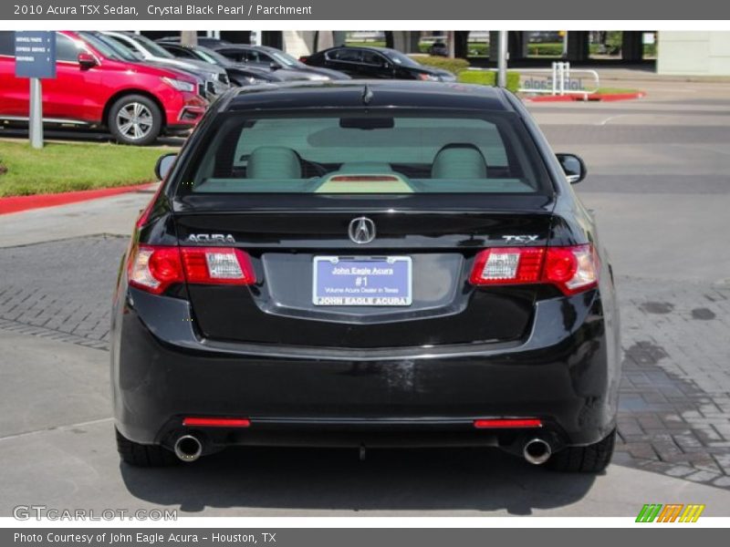Crystal Black Pearl / Parchment 2010 Acura TSX Sedan