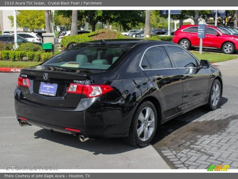 Crystal Black Pearl / Parchment 2010 Acura TSX Sedan