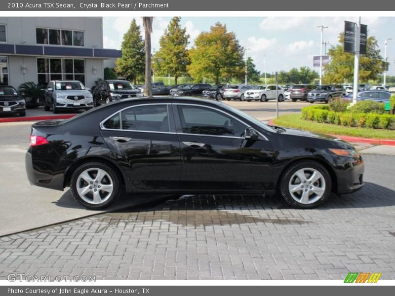 Crystal Black Pearl / Parchment 2010 Acura TSX Sedan