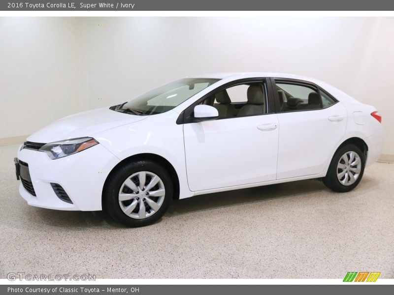 Super White / Ivory 2016 Toyota Corolla LE