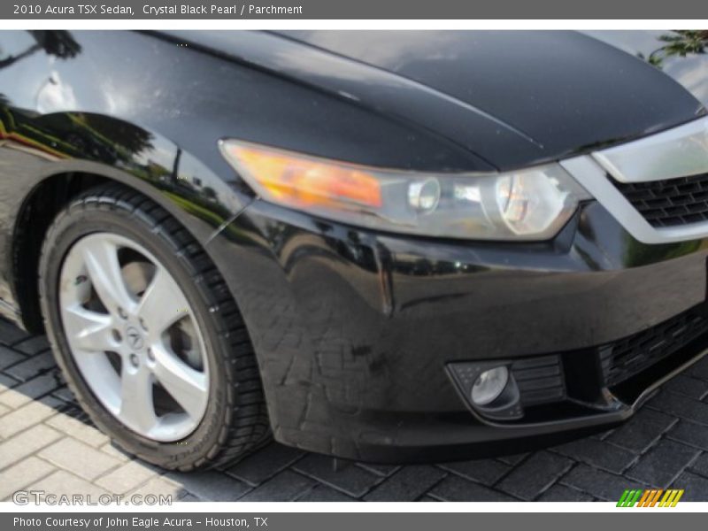 Crystal Black Pearl / Parchment 2010 Acura TSX Sedan