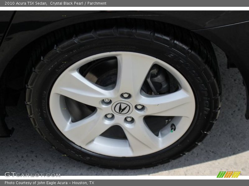 Crystal Black Pearl / Parchment 2010 Acura TSX Sedan