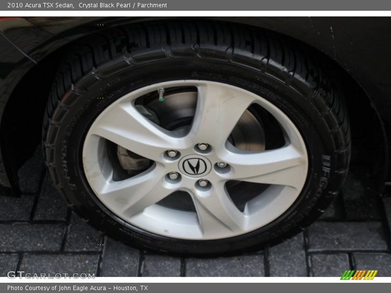 Crystal Black Pearl / Parchment 2010 Acura TSX Sedan
