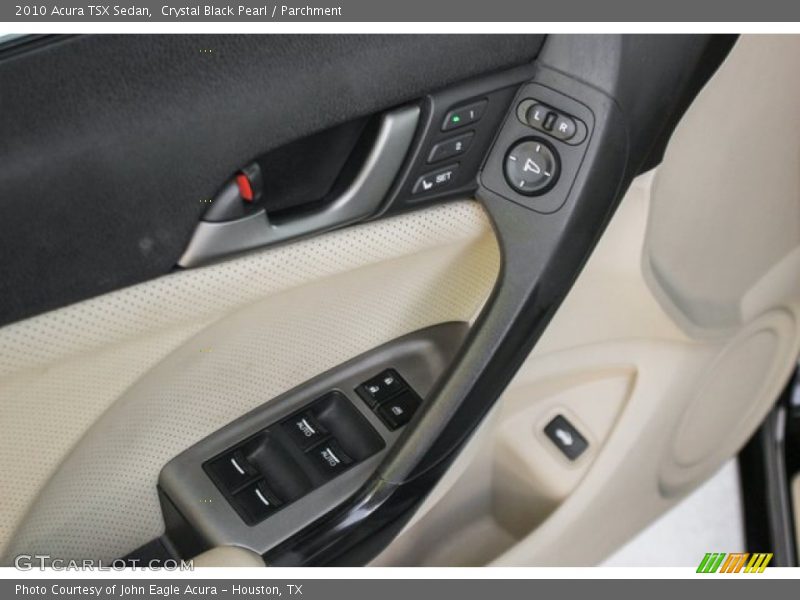 Crystal Black Pearl / Parchment 2010 Acura TSX Sedan