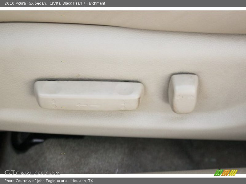 Crystal Black Pearl / Parchment 2010 Acura TSX Sedan
