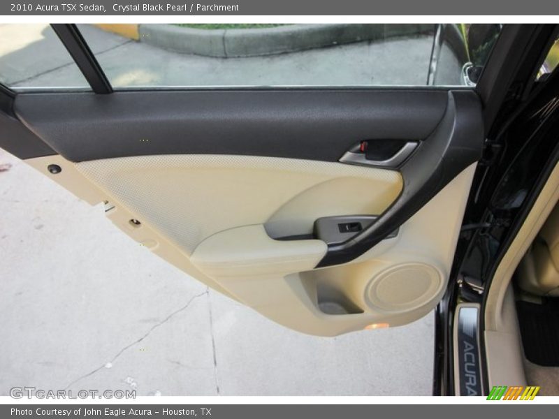 Crystal Black Pearl / Parchment 2010 Acura TSX Sedan