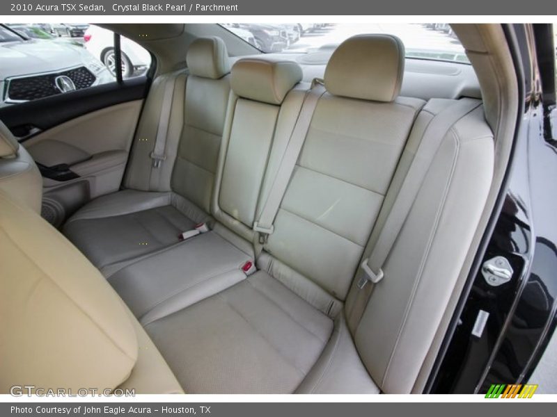 Crystal Black Pearl / Parchment 2010 Acura TSX Sedan