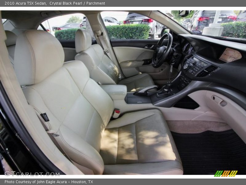 Crystal Black Pearl / Parchment 2010 Acura TSX Sedan