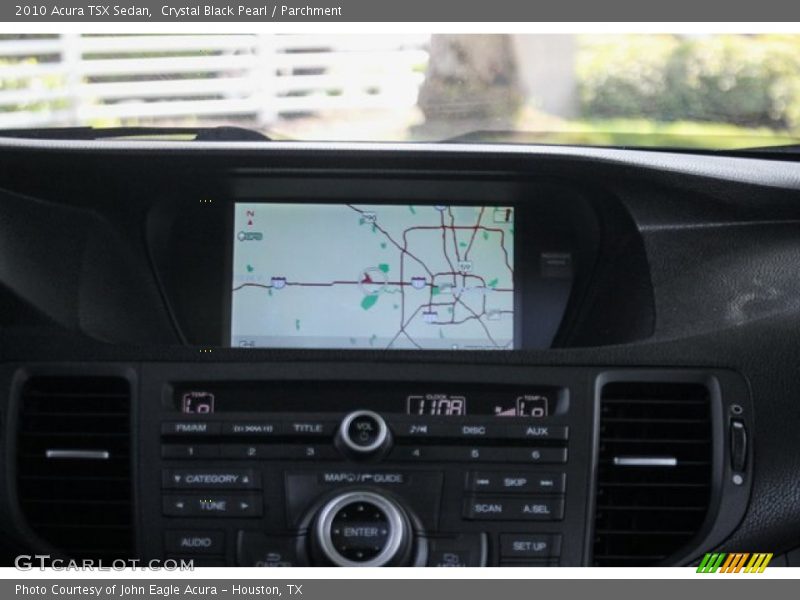 Crystal Black Pearl / Parchment 2010 Acura TSX Sedan