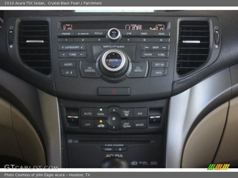 Crystal Black Pearl / Parchment 2010 Acura TSX Sedan