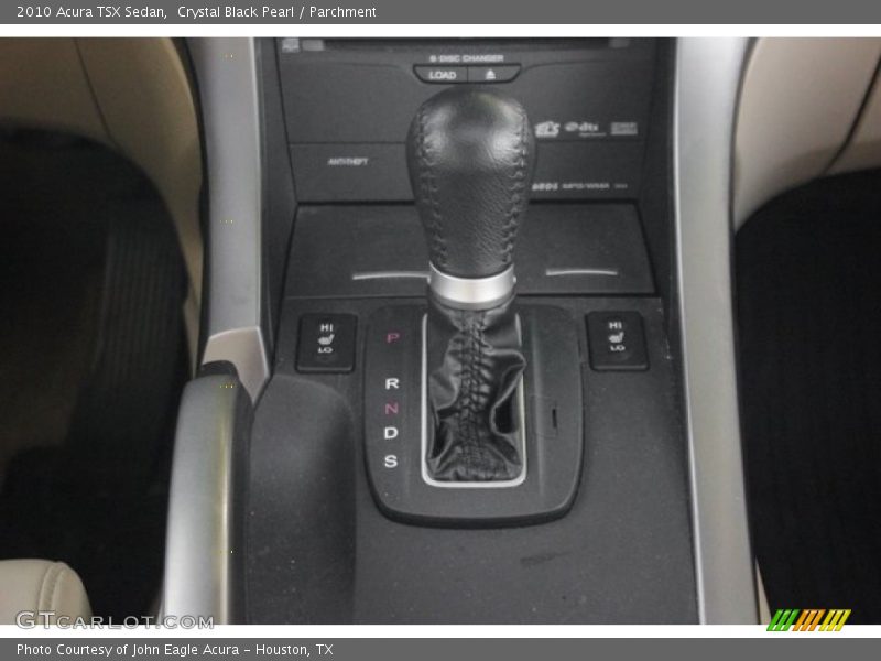 Crystal Black Pearl / Parchment 2010 Acura TSX Sedan