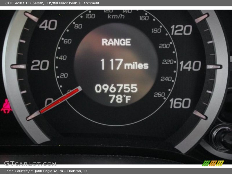 Crystal Black Pearl / Parchment 2010 Acura TSX Sedan