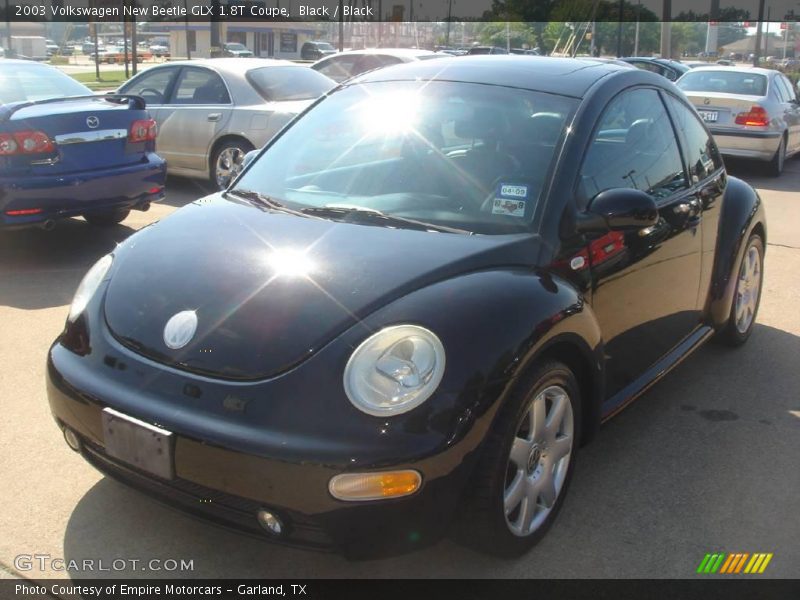 Black / Black 2003 Volkswagen New Beetle GLX 1.8T Coupe