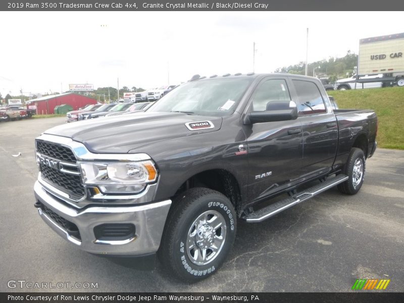 Granite Crystal Metallic / Black/Diesel Gray 2019 Ram 3500 Tradesman Crew Cab 4x4