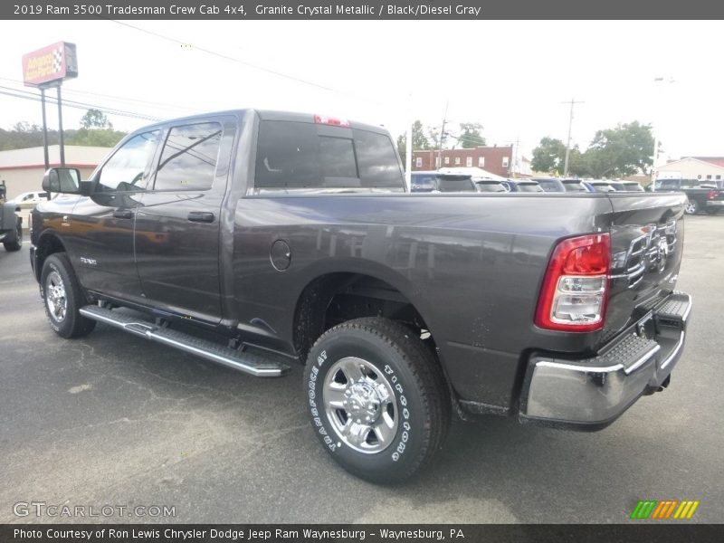Granite Crystal Metallic / Black/Diesel Gray 2019 Ram 3500 Tradesman Crew Cab 4x4