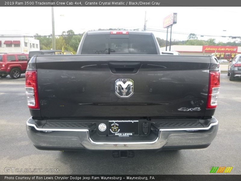 Granite Crystal Metallic / Black/Diesel Gray 2019 Ram 3500 Tradesman Crew Cab 4x4