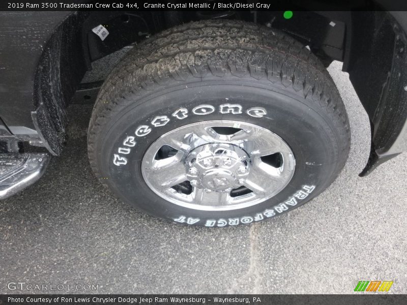 Granite Crystal Metallic / Black/Diesel Gray 2019 Ram 3500 Tradesman Crew Cab 4x4